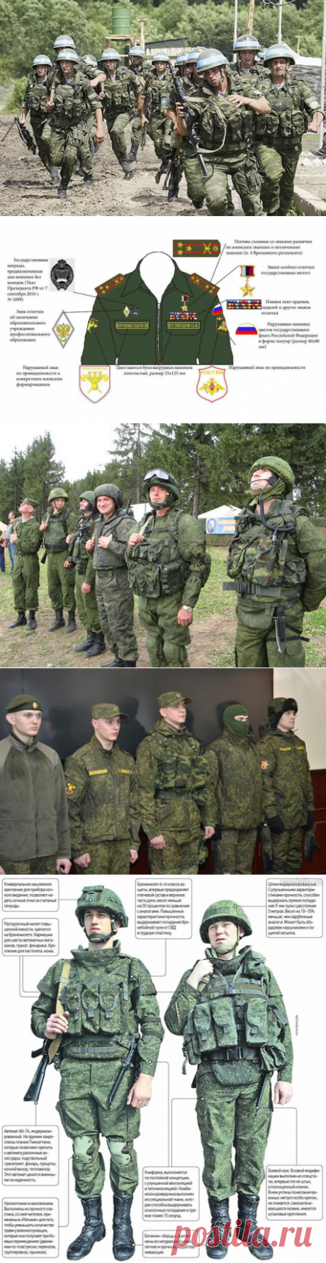 Новая военная форма российских военнослужащих 2014-2015, образцы, правила ношения