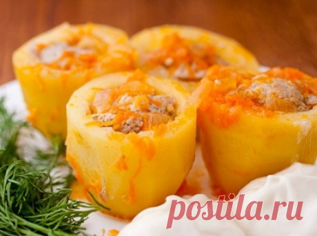 Новогодний гарнир: фаршированный картофель - Что приготовить - Простые рецепты с фото