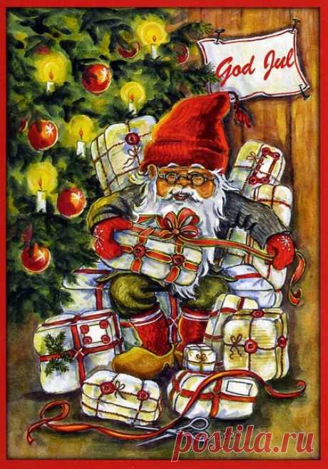 Еще немного из жизни гномов и не только от Иллюстратора Ingrid Elf.
