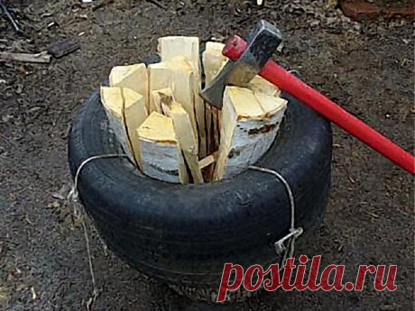 Как наколоть машину дров за 4 часа / 7dach.ru