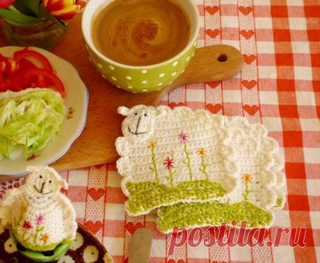 Crochet Tea Pot Cozy Crochet Sheep Cozy Sheep от MonikaDesign
