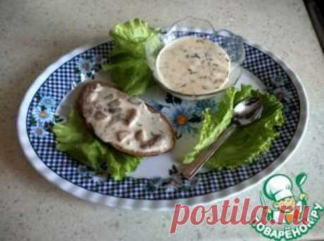 Домашний плавленый сыр с шампиньонами - кулинарный рецепт