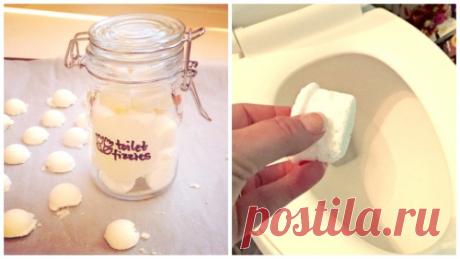 Дезодорирующие таблетки для унитаза: ты можешь сделать их сама!