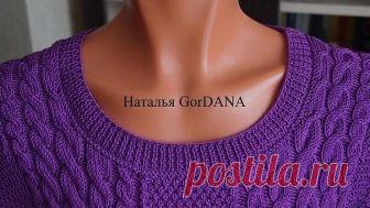 Как красиво убавлять петли при закруглении выреза — Сделай сам, идеи для творчества - DIY Ideas