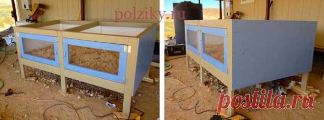 Брудер для бройлеров цыплят своими руками