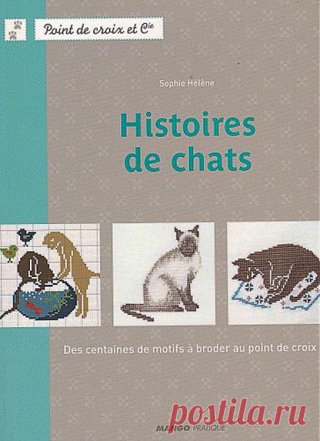 Mango - Histoires de chats.Вышивка с котами..