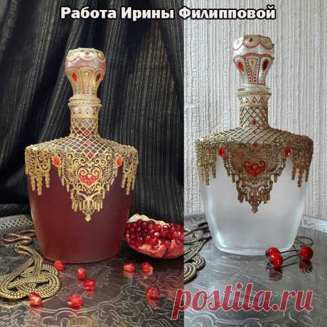 МК Webinar "Декор на стекле в винтажном стиле"