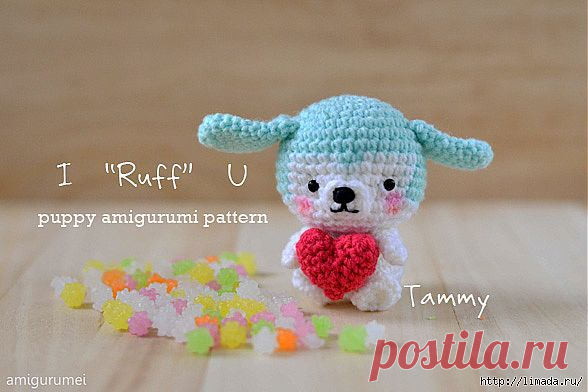 Щенок Амигуруми - Тэмми.вязание крючком.