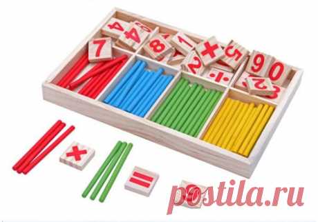 1шт Бесплатная доставка Монтессори деревянный Количество математическую игру палочки обучающие игрушки головоломки учебно-методических пособий комплект материалов FZ2065-в математике игрушки из игрушки и хобби на Aliexpress.com | Группа alibaba
