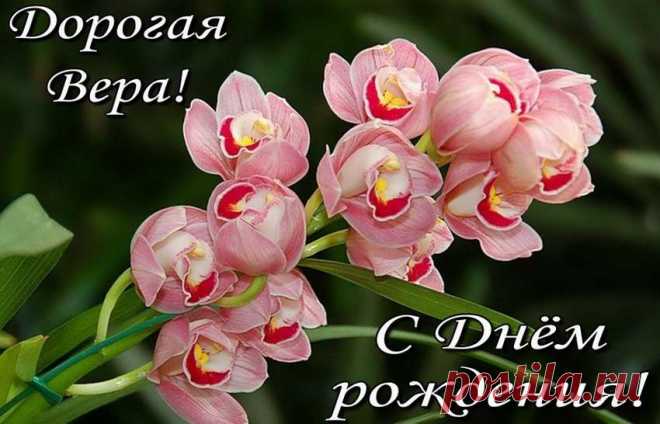 Открытки с днем рождения Вера ( 100 картинок )
