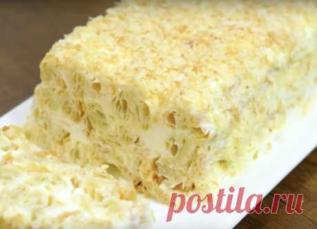 Подруга рассказала рецепт торта, оказавшегося вкуснее "Наполеона"