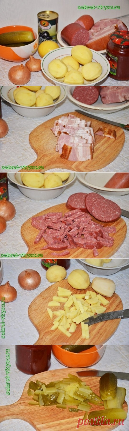 Как приготовить солянка мясная с картофелем - рецепт, ингридиенты и фотографии