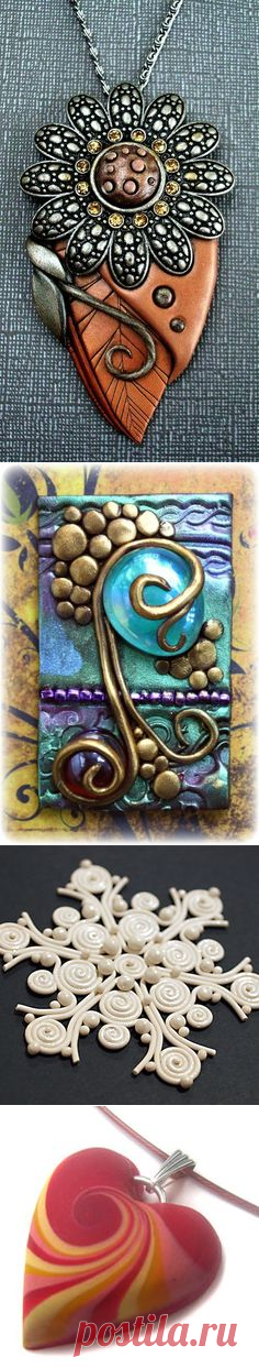 (24) Handmade Polymer Clay Statement Focal 3 Bead Set -Panorama Graduated Beads-Seascape-Morning Sunrise-Beach Themed-Light Blue-PA 8549