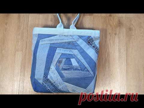 Старые джинсы в дело | Техника не сложная - результат отменный