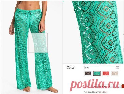 ажурные штанишки.