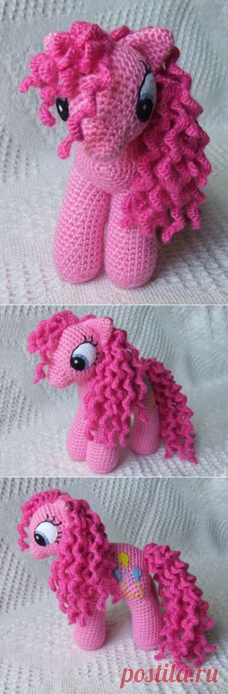 Вяжем розовую пони - мягкую игрушку!