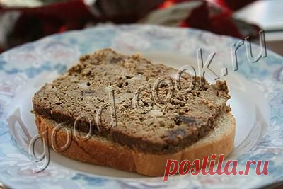 ПЕЧЕНОЧНЫЙ ПАШТЕТ С ЧЕРНОСЛИВОМ.