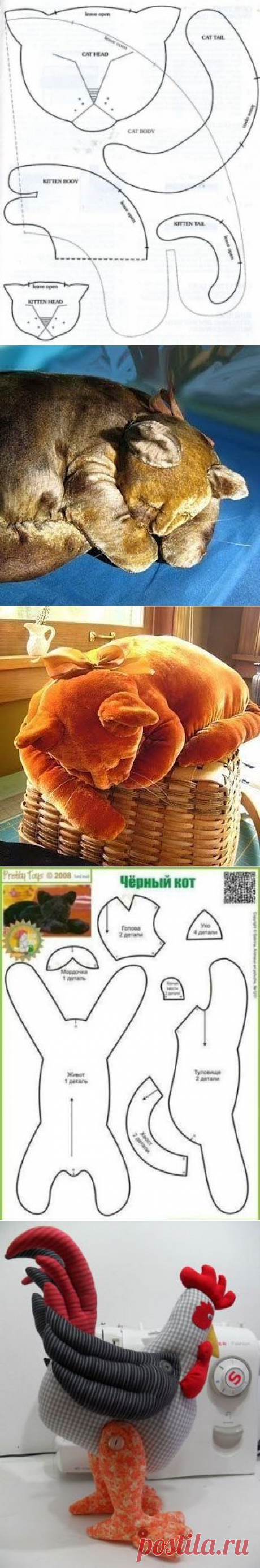 Разнообразные игрушки ручной работы