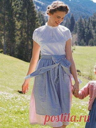 Юбка и фартук  №201966 № 133 из  9/2014 Burda