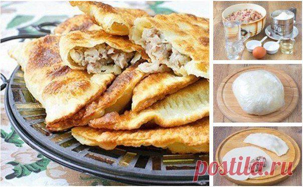 Чебуреки "Под градусом" - отменные, хрустящие, нежные, сочные! | Мамам, женщинам, бабушкам и очень любознательным.