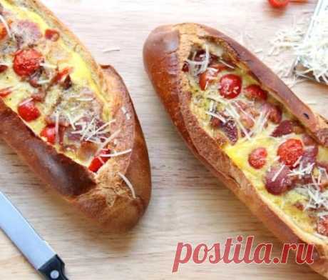 Лодочки из батонов — сытная альтернатива хот-догам!