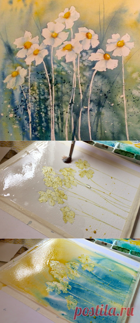 How to Paint a Daisy in Watercolor