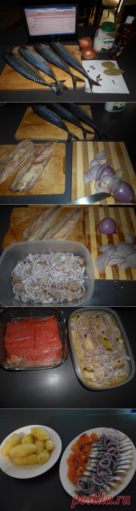 Соленая рыбка - несколько идей, собранные в одном рецепте | Четыре вкуса