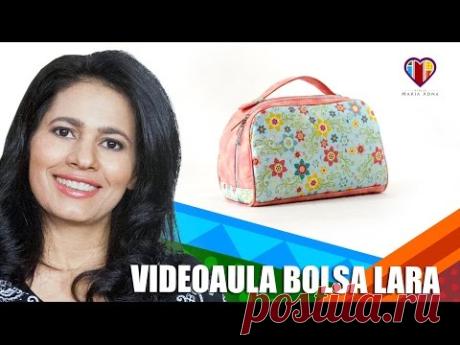 Curso - Aula 3 online em vídeo - Bolsa de tecido Lara - Maria Adna Ateliê