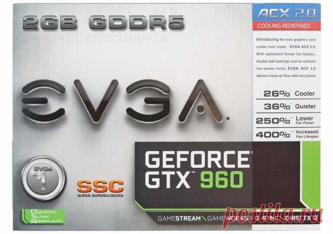 Видеокарты - Обзор и тестирование видеокарты EVGA GeForce GTX 960 SuperSC ACX 2.0+ | Overclockers.ua