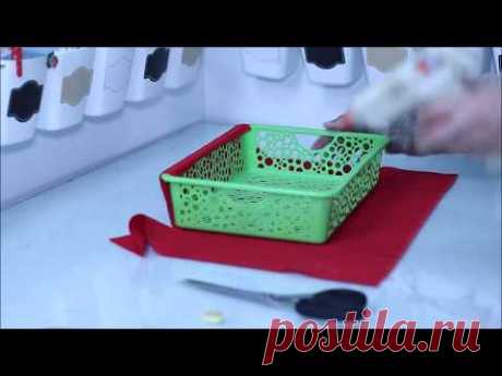 شوفي شنو عملت بهاذ السلة البلاستيكية الرخيصةrecycle plastic basket