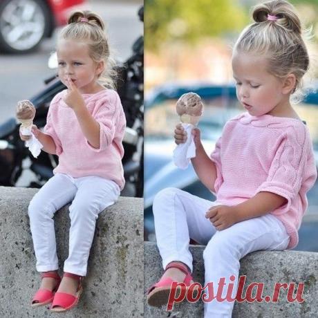 Кофта для девочки | Вязание для девочек | Вязание спицами и крючком. Схемы вязания.