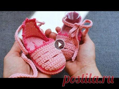 Летние пинетки сандалики крючком / Подошва 11 см Пряжа YarnArt Jeans Диаметр крючка 2 мм Двойная подошва 11 см Пластиковая форма для пинеток на али Vk ****Помощь в развитии канала**** Я не продаю сво...