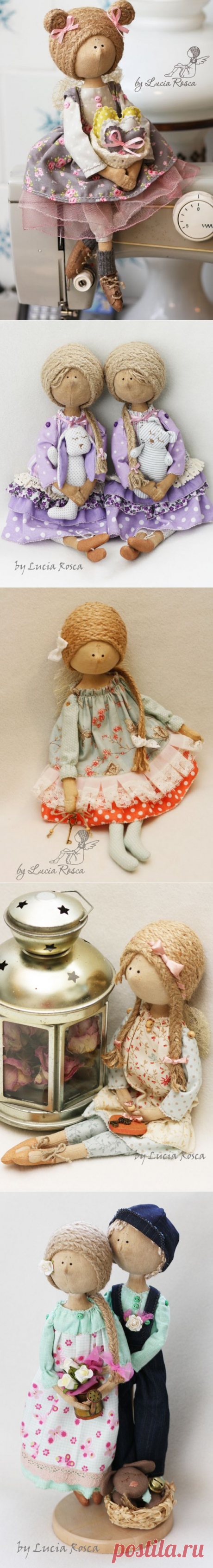 Чудесные интерьерные куклы Lucia Rosca