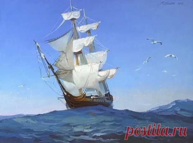 Пошаговый мастер-класс по живописи маслом "Морской пейзаж" - Сам себе мастер - 9 августа - 43916224810 - Медиаплатформа МирТесен