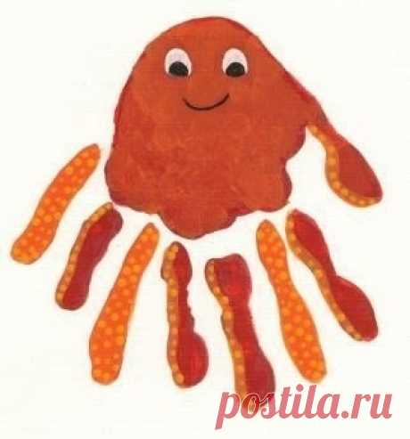 Рисуем ладошками