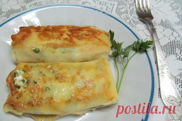 Блины с вкусной начинкой