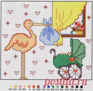 Вышиваем для самых маленьких)