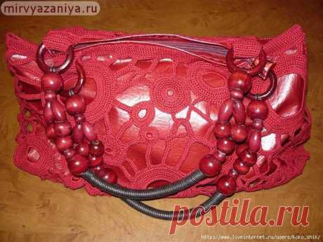 Вязаная сумка своими руками. Автор - Савельева Антонина