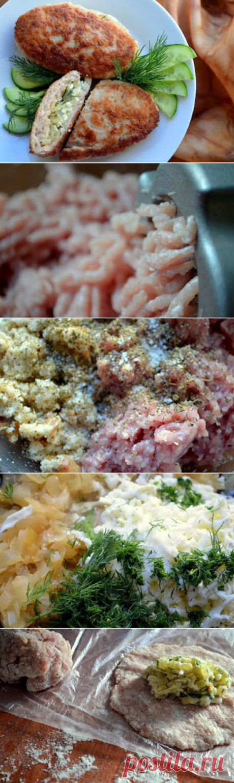 Самые вкусные рецепты: Зразы с яйцом и зеленью