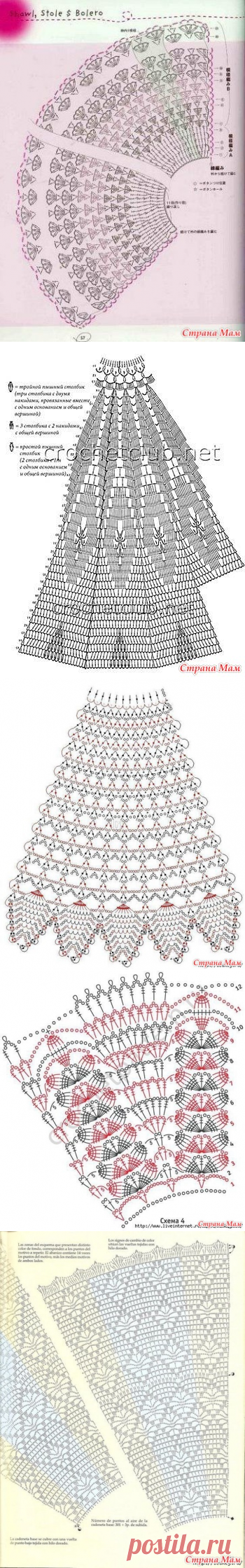 схемы для юбок - Вязание - Страна Мам
