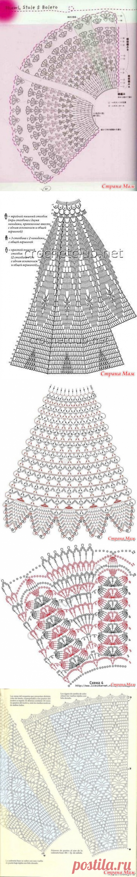 схемы для юбок - Вязание - Страна Мам