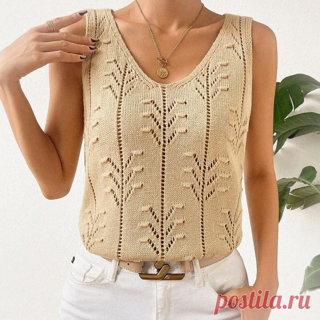 Стильные вязаные безрукавки — выбирайте модель, к которой я составлю схему | Вяжем вместе! | Дзен