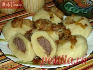 Картофельные галушки с мясом | Тут еда и лучшие рецепты