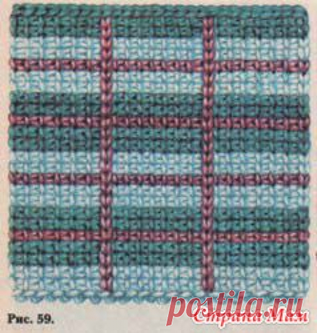 Тунисское вязание для начинающих - Crochet Modnoe Vyazanie