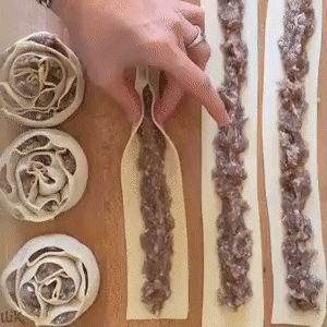 БЫСТРЫЕ МАНТЫ-РОЗОЧКИ 
Очень простой вариант