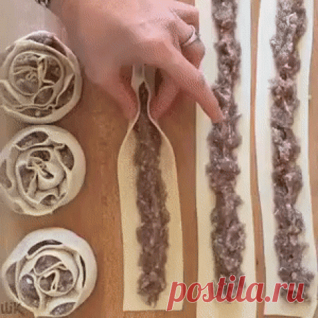 БЫСТРЫЕ МАНТЫ-РОЗОЧКИ 
Очень простой вариант