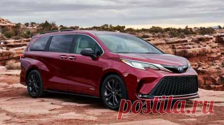 Минивэн Toyota Sienna 2021 характеристики