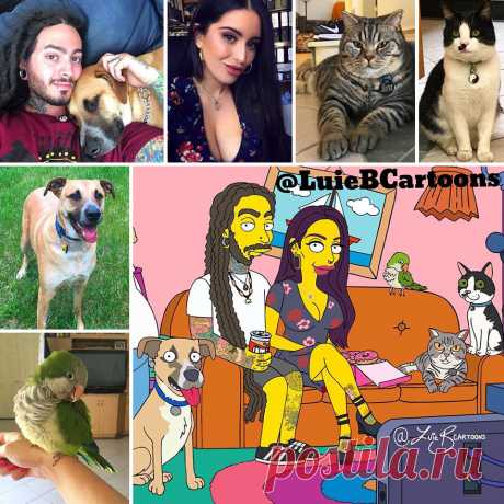 Artist Turns People Into Simpsons | Bored Panda