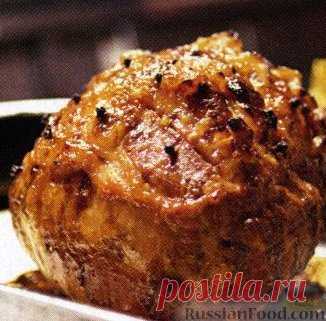 Рецепт: Мясо запеченное на RussianFood.com