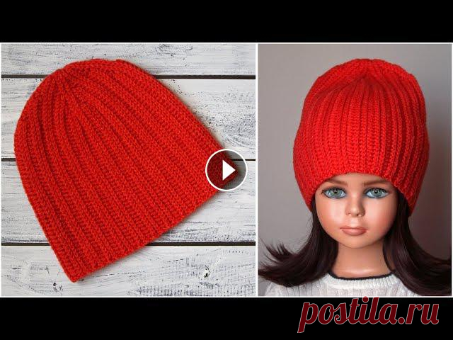 Модная шапка крючком | Шапка крючком за 3 часа, быстро и просто Модная шапка крючком | Шапка крючком за 3 часа, быстро и просто Другие мастер-классы для начинающих в фотографиях на сайте my-crochet.ru Из этого виде...